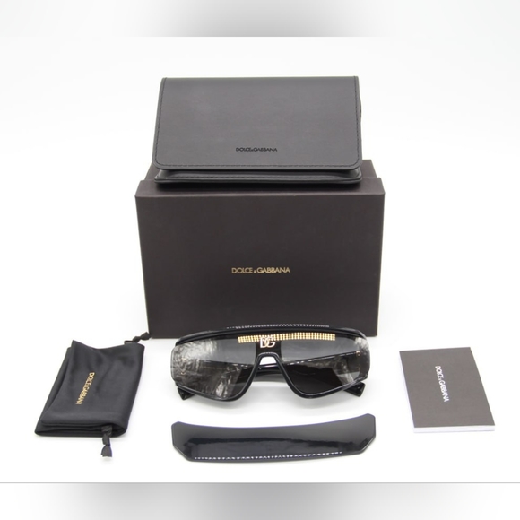 NEW DOLCE&GABBANA DG6177 501/87 UNISEX BLACK SUNGLASSES DOLCE&GABBANA DG 6177 - Picture 14 of 14